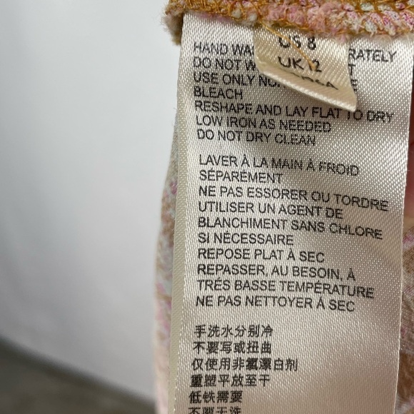 NEW Free People Lucie Mini Dress in Brown Multi Size‎ 8 - Picture 6 of 9